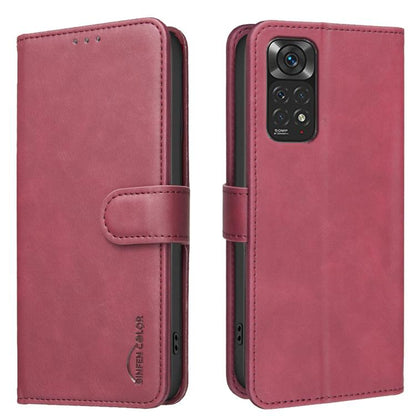 Solid Color Calfskin Texture RFID Vegan Leather Phone Case, For Redmi Note 11 / 11S / 12S Global, For Redmi Note 12 4G Global, For Redmi Note 12 Pro+ Global, For Redmi Note 12 Pro Global / Poco X5 Pro, For Redmi Note 12 5G Global / Poco X5             ...