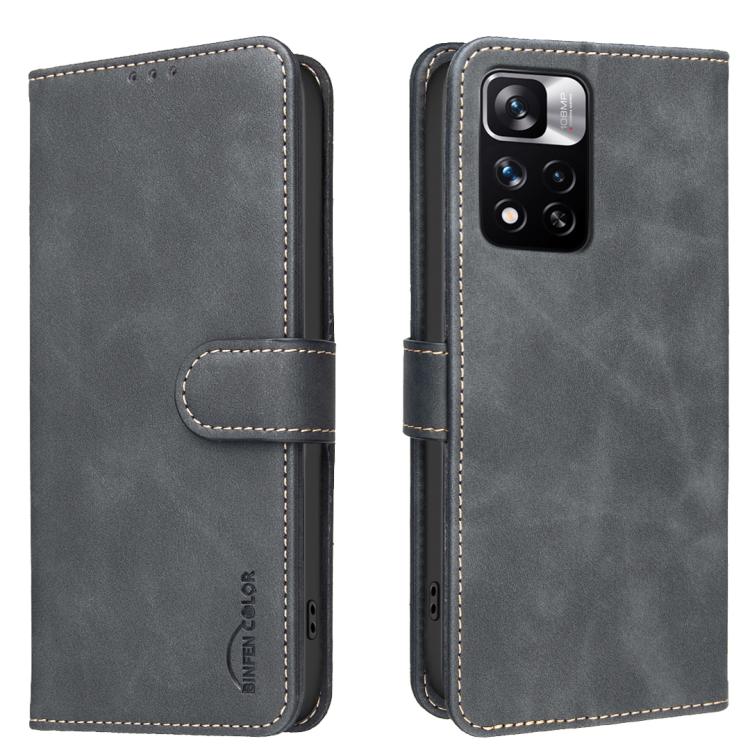 Solid Color Calfskin Texture RFID Vegan Leather Phone Case, For Redmi Note 12 5G Global / Poco X5, For Redmi Note 11 Pro / 11 Pro 5G Global, For Redmi 10 / 10 2022 / Note 11 4G, For Redmi Note 10 4G / Note 10S, For Redmi Note 10 Pro / 10 Pro Max
