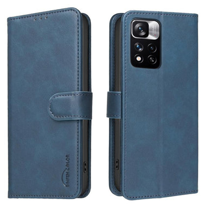 Solid Color Calfskin Texture RFID Vegan Leather Phone Case, For Redmi Note 12 5G Global / Poco X5, For Redmi Note 11 Pro / 11 Pro 5G Global, For Redmi 10 / 10 2022 / Note 11 4G, For Redmi Note 10 4G / Note 10S, For Redmi Note 10 Pro / 10 Pro Max
