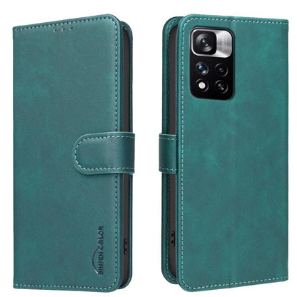 Solid Color Calfskin Texture RFID Vegan Leather Phone Case, For Redmi Note 12 5G Global / Poco X5, For Redmi Note 11 Pro / 11 Pro 5G Global, For Redmi 10 / 10 2022 / Note 11 4G, For Redmi Note 10 4G / Note 10S, For Redmi Note 10 Pro / 10 Pro Max