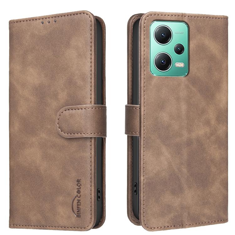 Solid Color Calfskin Texture RFID Vegan Leather Phone Case, For Redmi Note 11 / 11S / 12S Global, For Redmi Note 12 4G Global, For Redmi Note 12 Pro+ Global, For Redmi Note 12 Pro Global / Poco X5 Pro, For Redmi Note 12 5G Global / Poco X5             ...