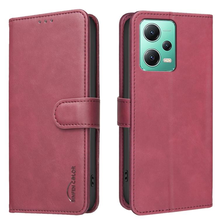 Solid Color Calfskin Texture RFID Vegan Leather Phone Case, For Redmi Note 11 / 11S / 12S Global, For Redmi Note 12 4G Global, For Redmi Note 12 Pro+ Global, For Redmi Note 12 Pro Global / Poco X5 Pro, For Redmi Note 12 5G Global / Poco X5             ...