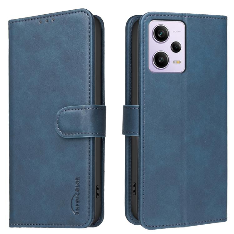 Solid Color Calfskin Texture RFID Vegan Leather Phone Case, For Redmi Note 11 / 11S / 12S Global, For Redmi Note 12 4G Global, For Redmi Note 12 Pro+ Global, For Redmi Note 12 Pro Global / Poco X5 Pro, For Redmi Note 12 5G Global / Poco X5             ...