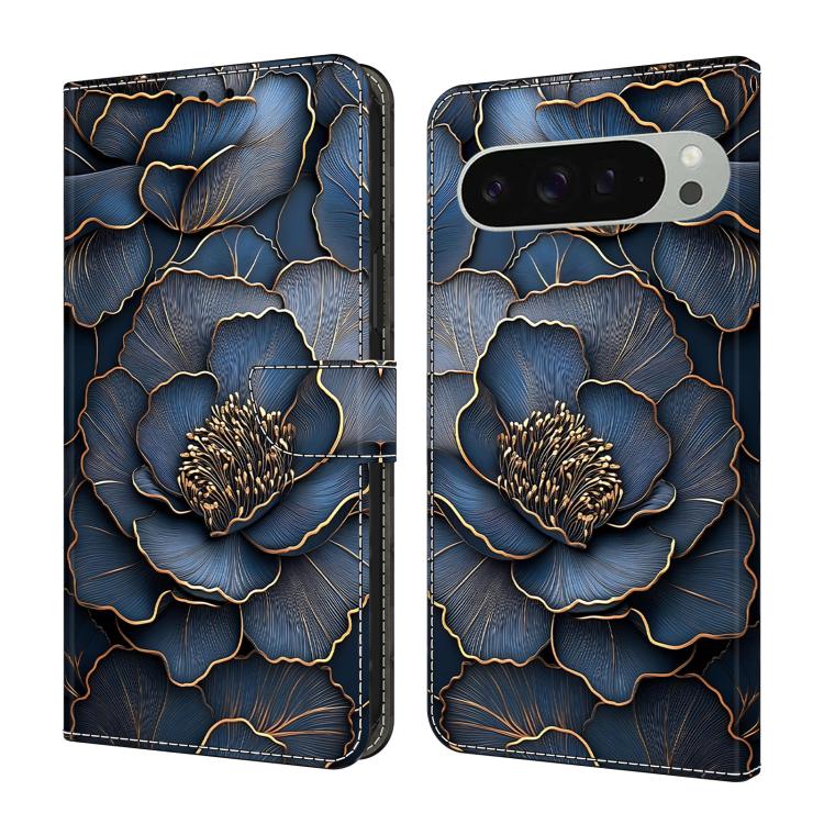 Crystal-Like Painted Vegan Leather Phone Case, For Google Pixel 10 Pro XL, For Google Pixel 10, For Google Pixel 9a, For Google Pixel 9 Pro XL, For Google Pixel 9
