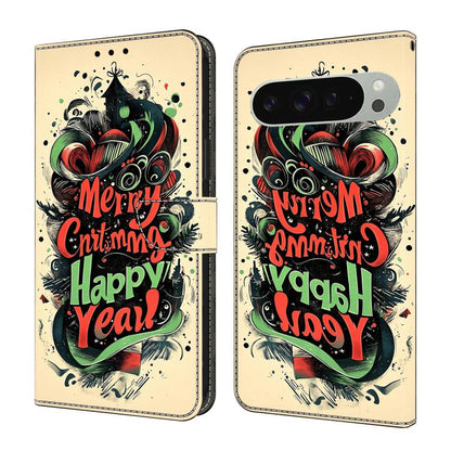 Crystal-Like Painted Vegan Leather Phone Case, For Google Pixel 10 Pro XL, For Google Pixel 10, For Google Pixel 9a, For Google Pixel 9 Pro XL, For Google Pixel 9