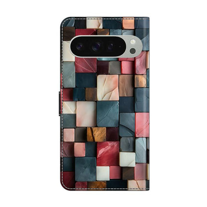 Crystal-Like Painted Vegan Leather Phone Case, For Google Pixel 10 Pro XL, For Google Pixel 10, For Google Pixel 9a, For Google Pixel 9 Pro XL, For Google Pixel 9
