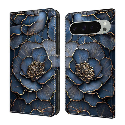Crystal-Like Painted Vegan Leather Phone Case, For Google Pixel 10 Pro XL, For Google Pixel 10, For Google Pixel 9a, For Google Pixel 9 Pro XL, For Google Pixel 9