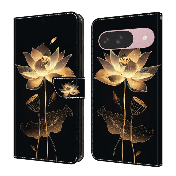 Crystal-Like Painted Vegan Leather Phone Case, For Google Pixel 10 Pro XL, For Google Pixel 10, For Google Pixel 9a, For Google Pixel 9 Pro XL, For Google Pixel 9