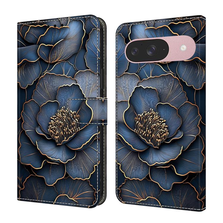 Crystal-Like Painted Vegan Leather Phone Case, For Google Pixel 10 Pro XL, For Google Pixel 10, For Google Pixel 9a, For Google Pixel 9 Pro XL, For Google Pixel 9