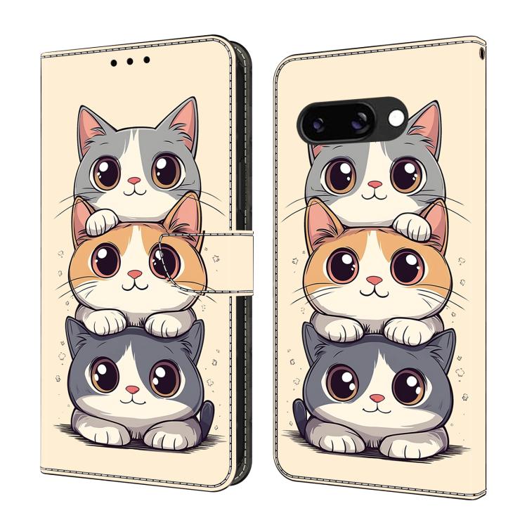 Crystal-Like Painted Vegan Leather Phone Case, For Google Pixel 10 Pro XL, For Google Pixel 10, For Google Pixel 9a, For Google Pixel 9 Pro XL, For Google Pixel 9