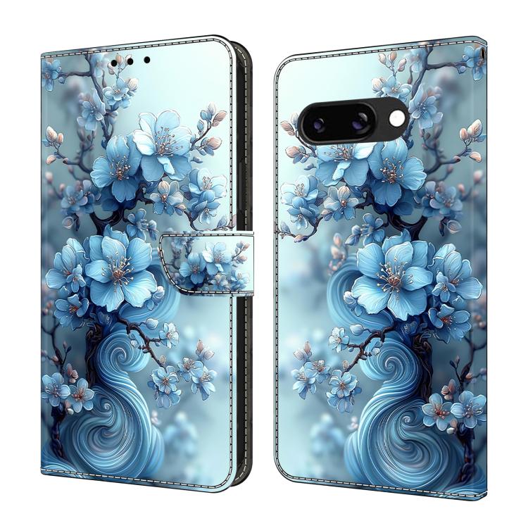 Crystal-Like Painted Vegan Leather Phone Case, For Google Pixel 10 Pro XL, For Google Pixel 10, For Google Pixel 9a, For Google Pixel 9 Pro XL, For Google Pixel 9