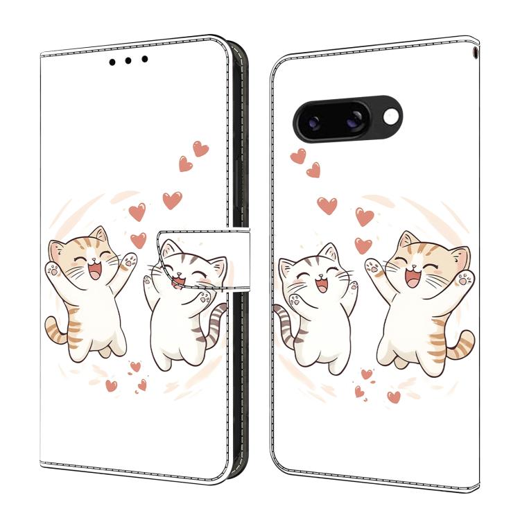Crystal-Like Painted Vegan Leather Phone Case, For Google Pixel 10 Pro XL, For Google Pixel 10, For Google Pixel 9a, For Google Pixel 9 Pro XL, For Google Pixel 9