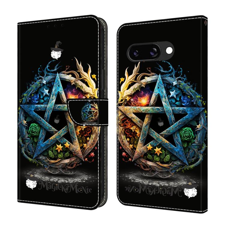 Crystal-Like Painted Vegan Leather Phone Case, For Google Pixel 10 Pro XL, For Google Pixel 10, For Google Pixel 9a, For Google Pixel 9 Pro XL, For Google Pixel 9
