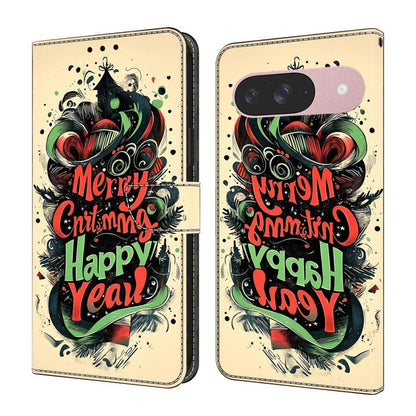 Crystal-Like Painted Vegan Leather Phone Case, For Google Pixel 10 Pro XL, For Google Pixel 10, For Google Pixel 9a, For Google Pixel 9 Pro XL, For Google Pixel 9