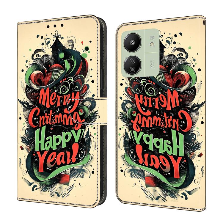 Crystal-Like Painted Vegan Leather Phone Case, For Redmi Note 13 Pro 4G, For Redmi Note 13 4G, For Redmi 13C 4G 5G, For Redmi K70E / Poco X6 Pro, For Redmi Note 13 5G, For Redmi Note 13 Pro+, For Redmi Note 13 Pro 5G