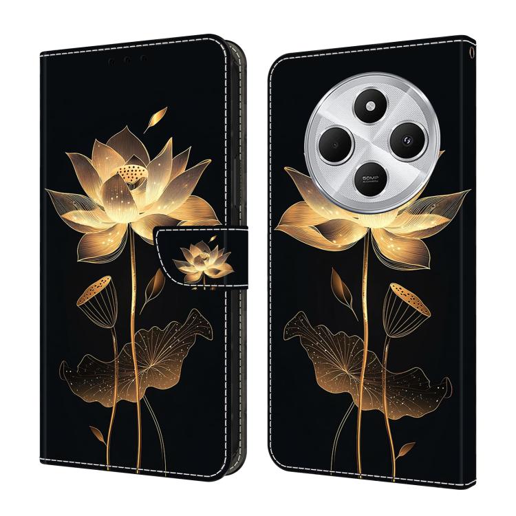 Crystal-Like Painted Vegan Leather Phone Case, For Redmi Note 14 Pro 4G, For Redmi Note 14 4G 163.25mm, For Redmi Note 14 5G, For Redmi Note 14 Pro 5G, For Redmi 14C 4G, For Redmi Note 13 Pro 4G, For Redmi Note 13 4G, For Redmi 13C 4G 5G