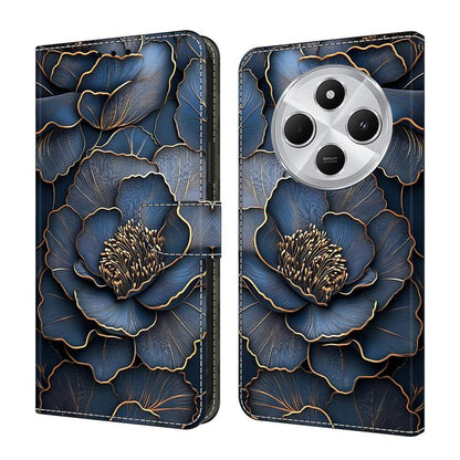 Crystal-Like Painted Vegan Leather Phone Case, For Redmi Note 14 Pro 4G, For Redmi Note 14 4G 163.25mm, For Redmi Note 14 5G, For Redmi Note 14 Pro 5G, For Redmi 14C 4G, For Redmi Note 13 Pro 4G, For Redmi Note 13 4G, For Redmi 13C 4G 5G