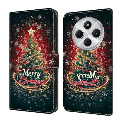 Crystal-Like Painted Vegan Leather Phone Case, For Redmi Note 14 Pro 4G, For Redmi Note 14 4G 163.25mm, For Redmi Note 14 5G, For Redmi Note 14 Pro 5G, For Redmi 14C 4G, For Redmi Note 13 Pro 4G, For Redmi Note 13 4G, For Redmi 13C 4G 5G