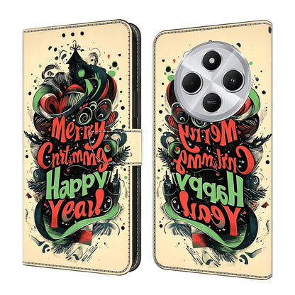 Crystal-Like Painted Vegan Leather Phone Case, For Redmi Note 14 Pro 4G, For Redmi Note 14 4G 163.25mm, For Redmi Note 14 5G, For Redmi Note 14 Pro 5G, For Redmi 14C 4G, For Redmi Note 13 Pro 4G, For Redmi Note 13 4G, For Redmi 13C 4G 5G