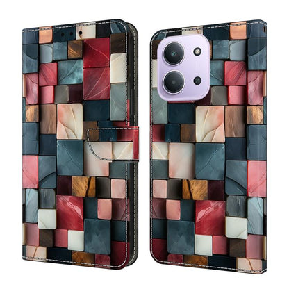 Crystal-Like Painted Vegan Leather Phone Case, For Redmi Note 15 5G / 4G Global 164mm, For Redmi Note 15 Pro 5G Global 163.6mm, For Redmi 15C 5G / 4G EU 173mm, For Redmi 15 5G Global / 4G SEA 169.5mm, For Redmi 15 5G / 4G EU 171mm                      ...