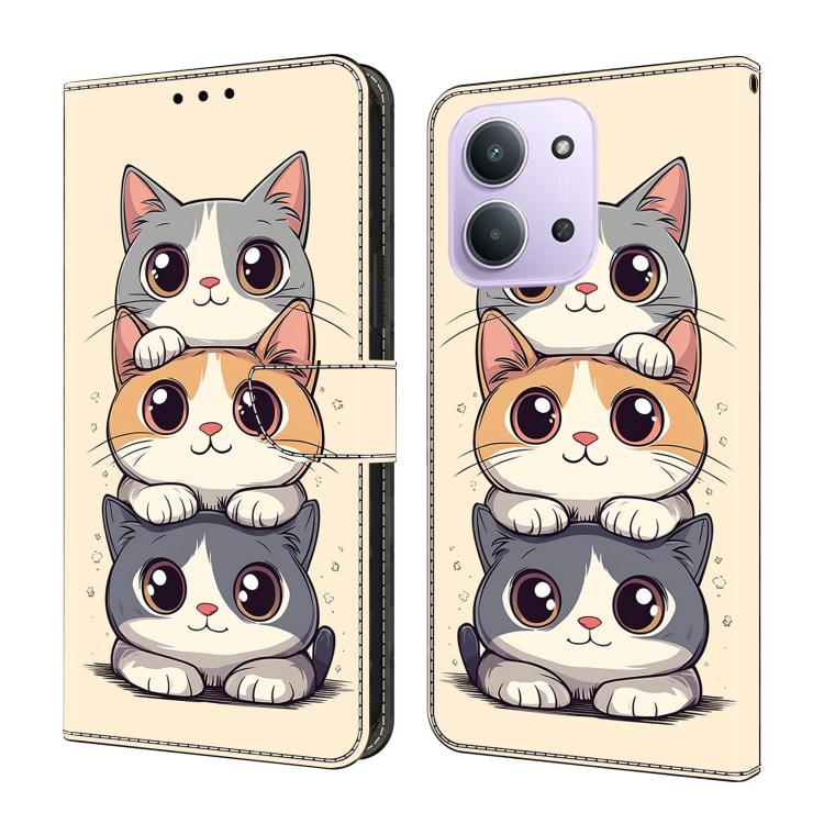 Crystal-Like Painted Vegan Leather Phone Case, For Redmi Note 15 5G / 4G Global 164mm, For Redmi Note 15 Pro 5G Global 163.6mm, For Redmi 15C 5G / 4G EU 173mm, For Redmi 15 5G Global / 4G SEA 169.5mm, For Redmi 15 5G / 4G EU 171mm                      ...