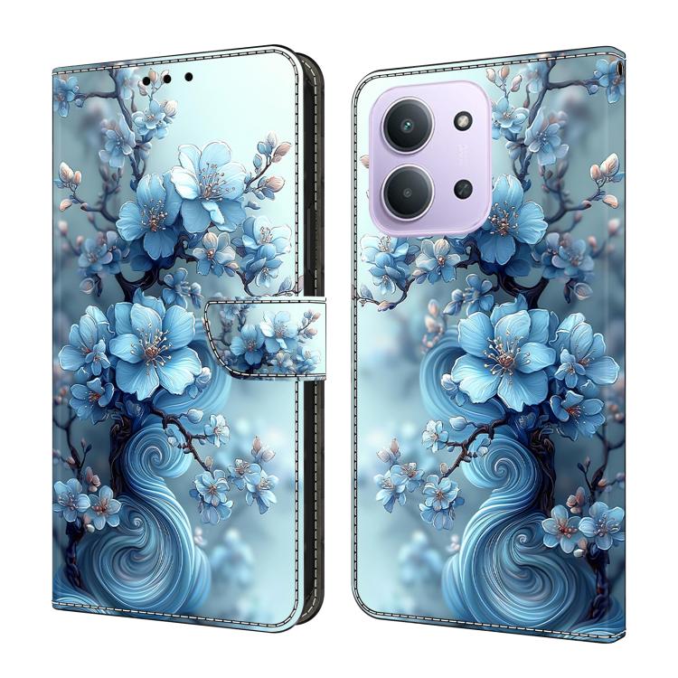 Crystal-Like Painted Vegan Leather Phone Case, For Redmi Note 15 5G / 4G Global 164mm, For Redmi Note 15 Pro 5G Global 163.6mm, For Redmi 15C 5G / 4G EU 173mm, For Redmi 15 5G Global / 4G SEA 169.5mm, For Redmi 15 5G / 4G EU 171mm                      ...