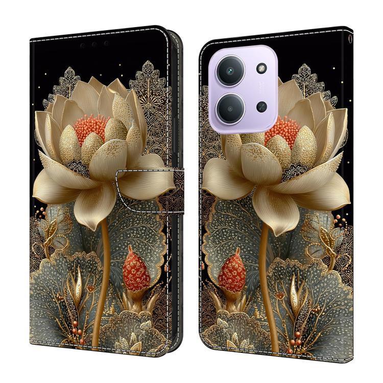 Crystal-Like Painted Vegan Leather Phone Case, For Redmi Note 15 5G / 4G Global 164mm, For Redmi Note 15 Pro 5G Global 163.6mm, For Redmi 15C 5G / 4G EU 173mm, For Redmi 15 5G Global / 4G SEA 169.5mm, For Redmi 15 5G / 4G EU 171mm                      ...