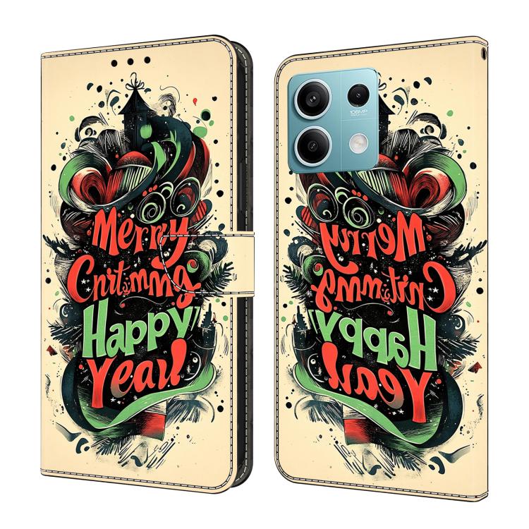 Crystal-Like Painted Vegan Leather Phone Case, For Redmi K70E / Poco X6 Pro, For Redmi Note 13 5G, For Redmi Note 13 Pro+, For Redmi Note 13 Pro 5G
