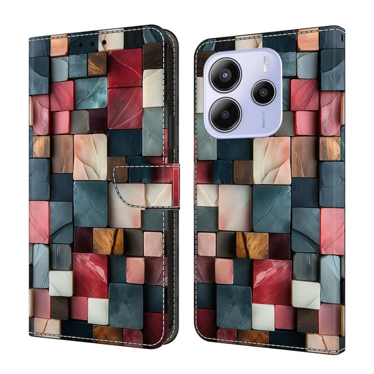 Crystal-Like Painted Vegan Leather Phone Case, For Redmi A5 4G 173.3mm EU, For Redmi Note 14 4G 164.84mm, For Redmi Note 14 Pro+ 5G / Poco X7 5G, For Redmi Note 14 Pro 4G, For Redmi Note 14 4G 163.25mm, For Redmi Note 14 5G, For Redmi Note 14 Pro 5G   ...
