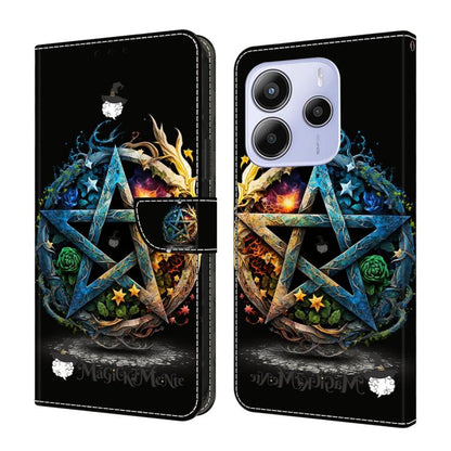Crystal-Like Painted Vegan Leather Phone Case, For Redmi A5 4G 173.3mm EU, For Redmi Note 14 4G 164.84mm, For Redmi Note 14 Pro+ 5G / Poco X7 5G, For Redmi Note 14 Pro 4G, For Redmi Note 14 4G 163.25mm, For Redmi Note 14 5G, For Redmi Note 14 Pro 5G   ...
