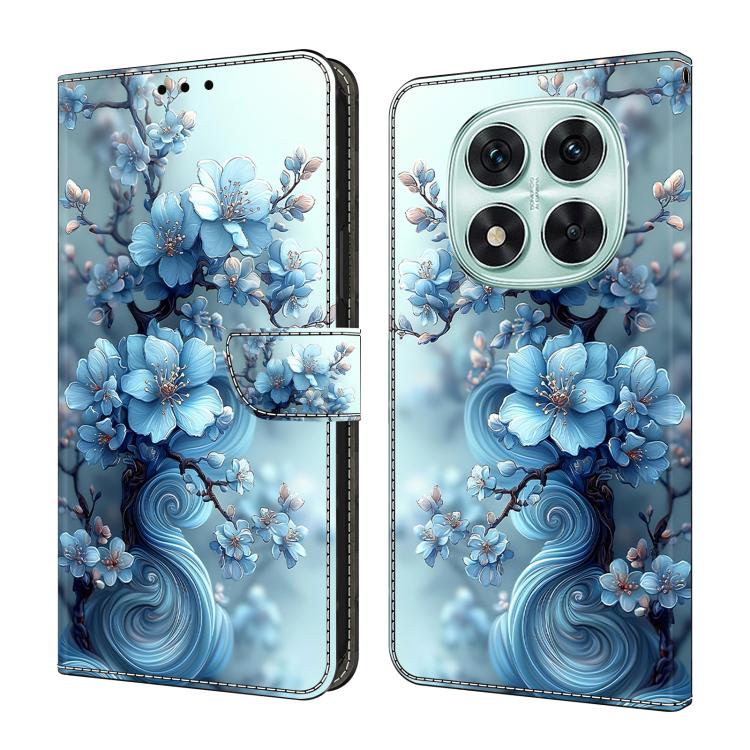 Crystal-Like Painted Vegan Leather Phone Case, For Redmi Note 14 Pro 4G, For Redmi Note 14 4G 163.25mm, For Redmi Note 14 5G, For Redmi Note 14 Pro 5G, For Redmi 14C 4G, For Redmi Note 13 Pro 4G, For Redmi Note 13 4G, For Redmi 13C 4G 5G