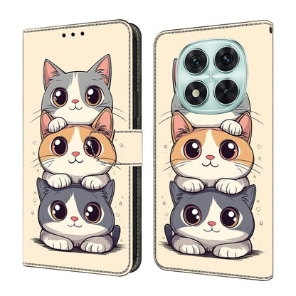 Crystal-Like Painted Vegan Leather Phone Case, For Redmi Note 14 Pro 4G, For Redmi Note 14 4G 163.25mm, For Redmi Note 14 5G, For Redmi Note 14 Pro 5G, For Redmi 14C 4G, For Redmi Note 13 Pro 4G, For Redmi Note 13 4G, For Redmi 13C 4G 5G