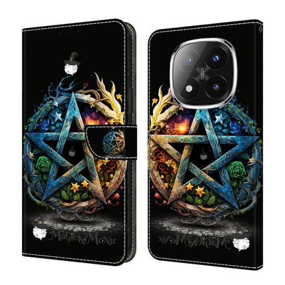 Crystal-Like Painted Vegan Leather Phone Case, For Redmi A5 4G 173.3mm EU, For Redmi Note 14 4G 164.84mm, For Redmi Note 14 Pro+ 5G / Poco X7 5G, For Redmi Note 14 Pro 4G, For Redmi Note 14 4G 163.25mm, For Redmi Note 14 5G, For Redmi Note 14 Pro 5G   ...