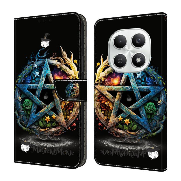 Crystal-Like Painted Vegan Leather Phone Case, For Redmi Note 15 5G / 4G Global 164mm, For Redmi Note 15 Pro 5G Global 163.6mm, For Redmi 15C 5G / 4G EU 173mm, For Redmi 15 5G Global / 4G SEA 169.5mm, For Redmi 15 5G / 4G EU 171mm                      ...