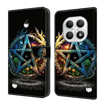 Crystal-Like Painted Vegan Leather Phone Case, For Redmi Note 15 5G / 4G Global 164mm, For Redmi Note 15 Pro 5G Global 163.6mm, For Redmi 15C 5G / 4G EU 173mm, For Redmi 15 5G Global / 4G SEA 169.5mm, For Redmi 15 5G / 4G EU 171mm                      ...