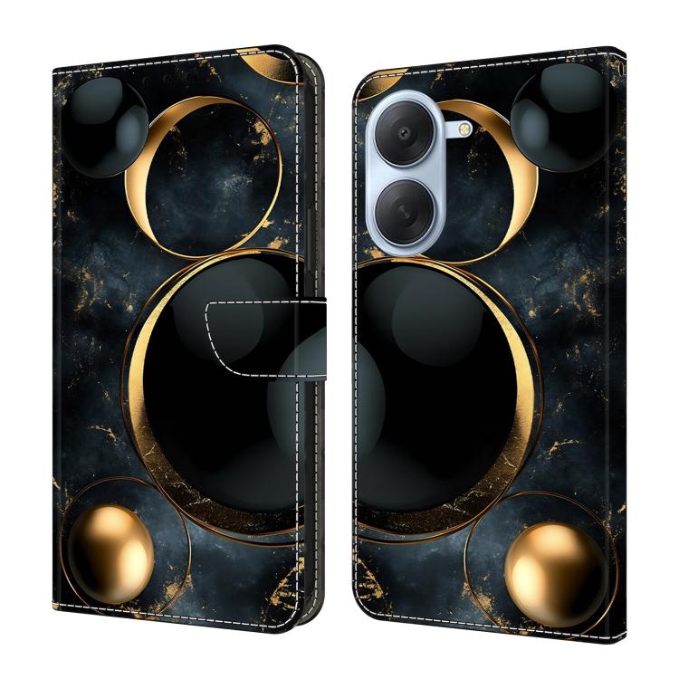 Crystal-Like Painted Vegan Leather Phone Case, For Redmi A7 / A5 4G 171mm / Poco C71, For Redmi A7 Pro 4G / 5G 171mm /Poco C85x 5G, For Redmi Note 15 5G / 4G Global 164mm, For Redmi Note 15 Pro 5G Global 163.6mm, For Redmi 15C 5G / 4G EU 173mm         ...