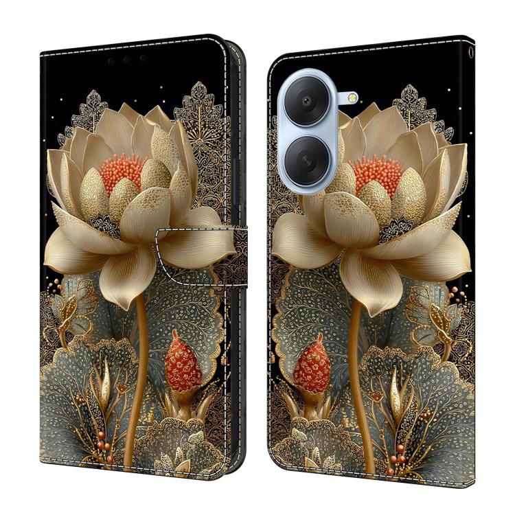 Crystal-Like Painted Vegan Leather Phone Case, For Redmi A5 4G 173.3mm EU, For Redmi Note 14 4G 164.84mm, For Redmi Note 14 Pro+ 5G / Poco X7 5G, For Redmi Note 14 Pro 4G, For Redmi Note 14 4G 163.25mm, For Redmi Note 14 5G, For Redmi Note 14 Pro 5G   ...