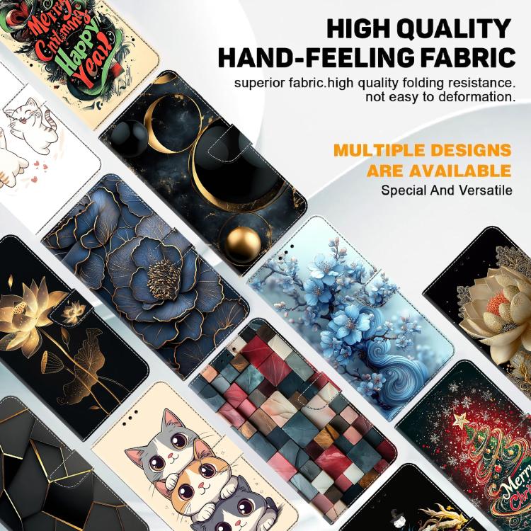 Crystal-Like Painted Vegan Leather Phone Case, For Redmi A5 4G 173.3mm EU, For Redmi Note 14 4G 164.84mm, For Redmi Note 14 Pro+ 5G / Poco X7 5G, For Redmi Note 14 Pro 4G, For Redmi Note 14 4G 163.25mm, For Redmi Note 14 5G, For Redmi Note 14 Pro 5G   ...
