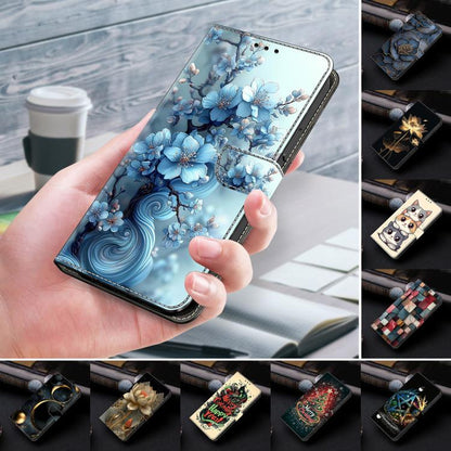 Crystal-Like Painted Vegan Leather Phone Case, For Redmi A5 4G 173.3mm EU, For Redmi Note 14 4G 164.84mm, For Redmi Note 14 Pro+ 5G / Poco X7 5G, For Redmi Note 14 Pro 4G, For Redmi Note 14 4G 163.25mm, For Redmi Note 14 5G, For Redmi Note 14 Pro 5G   ...