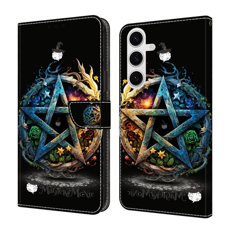 Crystal-Like Painted Vegan Leather Phone Case, For Samsung Galaxy S26+ 5G, For Samsung Galaxy S26 Ultra 5G, For Samsung Galaxy S26 5G, For Samsung Galaxy S25 FE 5G, For Samsung Galaxy S25 Edge 5G, For Samsung Galaxy S24 / S25 5G                        ...