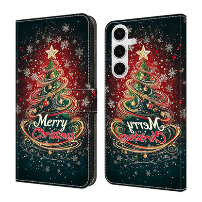 Crystal-Like Painted Vegan Leather Phone Case, For Samsung Galaxy S26+ 5G, For Samsung Galaxy S26 Ultra 5G, For Samsung Galaxy S26 5G, For Samsung Galaxy S25 FE 5G, For Samsung Galaxy S25 Edge 5G, For Samsung Galaxy S24 / S25 5G                        ...