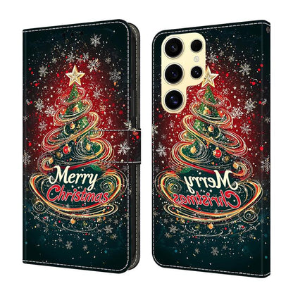 Crystal-Like Painted Vegan Leather Phone Case, For Samsung Galaxy S26+ 5G, For Samsung Galaxy S26 Ultra 5G, For Samsung Galaxy S26 5G, For Samsung Galaxy S25 FE 5G, For Samsung Galaxy S25 Edge 5G, For Samsung Galaxy S24 / S25 5G                        ...