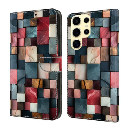 Crystal-Like Painted Vegan Leather Phone Case, For Samsung Galaxy S26+ 5G, For Samsung Galaxy S26 Ultra 5G, For Samsung Galaxy S26 5G, For Samsung Galaxy S25 FE 5G, For Samsung Galaxy S25 Edge 5G, For Samsung Galaxy S24 / S25 5G                        ...