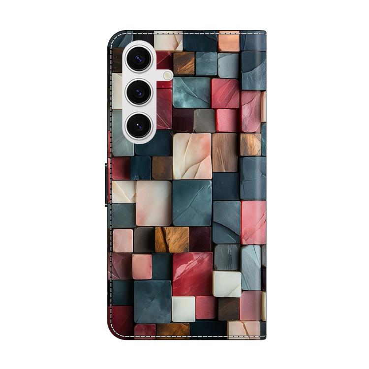 Crystal-Like Painted Vegan Leather Phone Case, For Samsung Galaxy S24 FE 5G, For Samsung Galaxy S24 Ultra 5G, For Samsung Galaxy S23 Ultra 5G, For Samsung Galaxy S23+ 5G, For Samsung Galaxy S23 5G