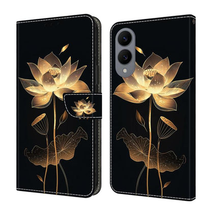 Crystal-Like Painted Vegan Leather Phone Case, For Samsung Galaxy S26+ 5G, For Samsung Galaxy S26 Ultra 5G, For Samsung Galaxy S26 5G, For Samsung Galaxy S25 FE 5G, For Samsung Galaxy S25 Edge 5G, For Samsung Galaxy S24 / S25 5G                        ...