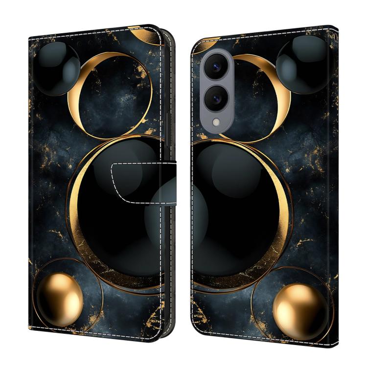Crystal-Like Painted Vegan Leather Phone Case, For Samsung Galaxy S26+ 5G, For Samsung Galaxy S26 Ultra 5G, For Samsung Galaxy S26 5G, For Samsung Galaxy S25 FE 5G, For Samsung Galaxy S25 Edge 5G, For Samsung Galaxy S24 / S25 5G                        ...
