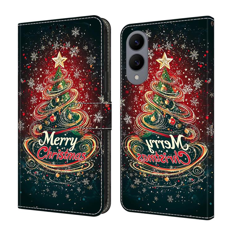 Crystal-Like Painted Vegan Leather Phone Case, For Samsung Galaxy S26+ 5G, For Samsung Galaxy S26 Ultra 5G, For Samsung Galaxy S26 5G, For Samsung Galaxy S25 FE 5G, For Samsung Galaxy S25 Edge 5G, For Samsung Galaxy S24 / S25 5G                        ...