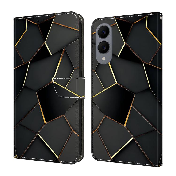 Crystal-Like Painted Vegan Leather Phone Case, For Samsung Galaxy S26+ 5G, For Samsung Galaxy S26 Ultra 5G, For Samsung Galaxy S26 5G, For Samsung Galaxy S25 FE 5G, For Samsung Galaxy S25 Edge 5G, For Samsung Galaxy S24 / S25 5G                        ...