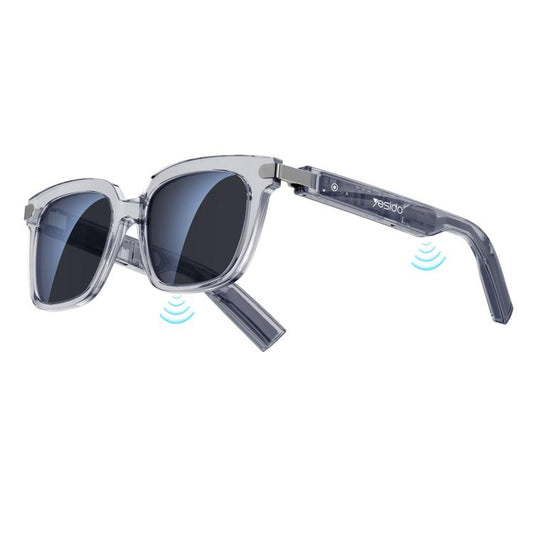 Lunettes intelligentes Yesido IO41 compatibles Bluetooth, étanches IP54, appels HD, confort audio à oreille ouverte, IO41