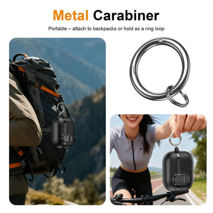 Hidden Stand Electroplated Vegan Leather Texture Wireless Earphones Protective Case, For AirPods Pro 3, For AirPods Pro 2, For AirPods Pro